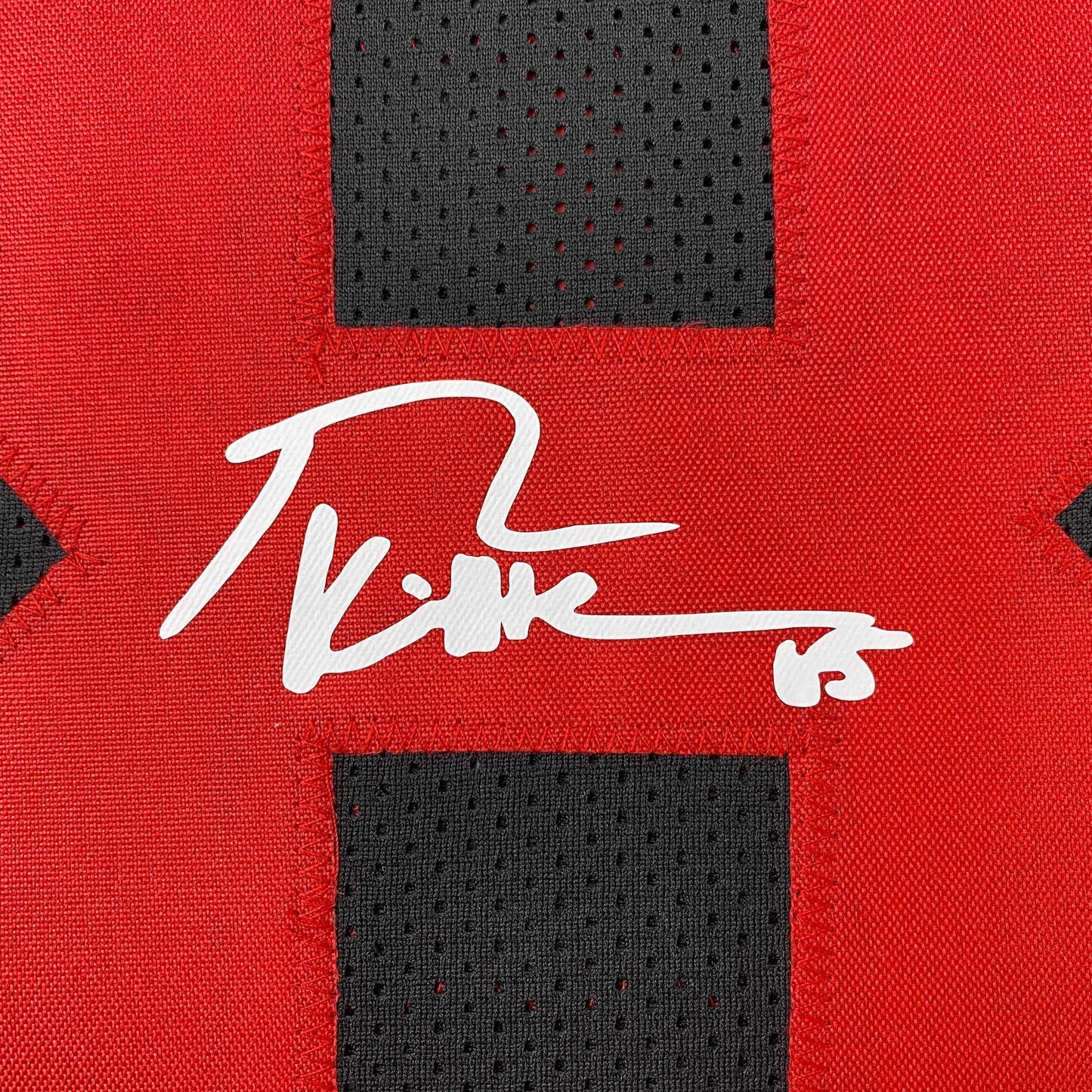Facsimile Autographed George Kittle San Francisco Black Reprint Laser Auto Football Jersey Size Men's XL