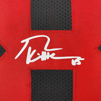 Facsimile Autographed George Kittle San Francisco Black Reprint Laser Auto Football Jersey Size Men's XL