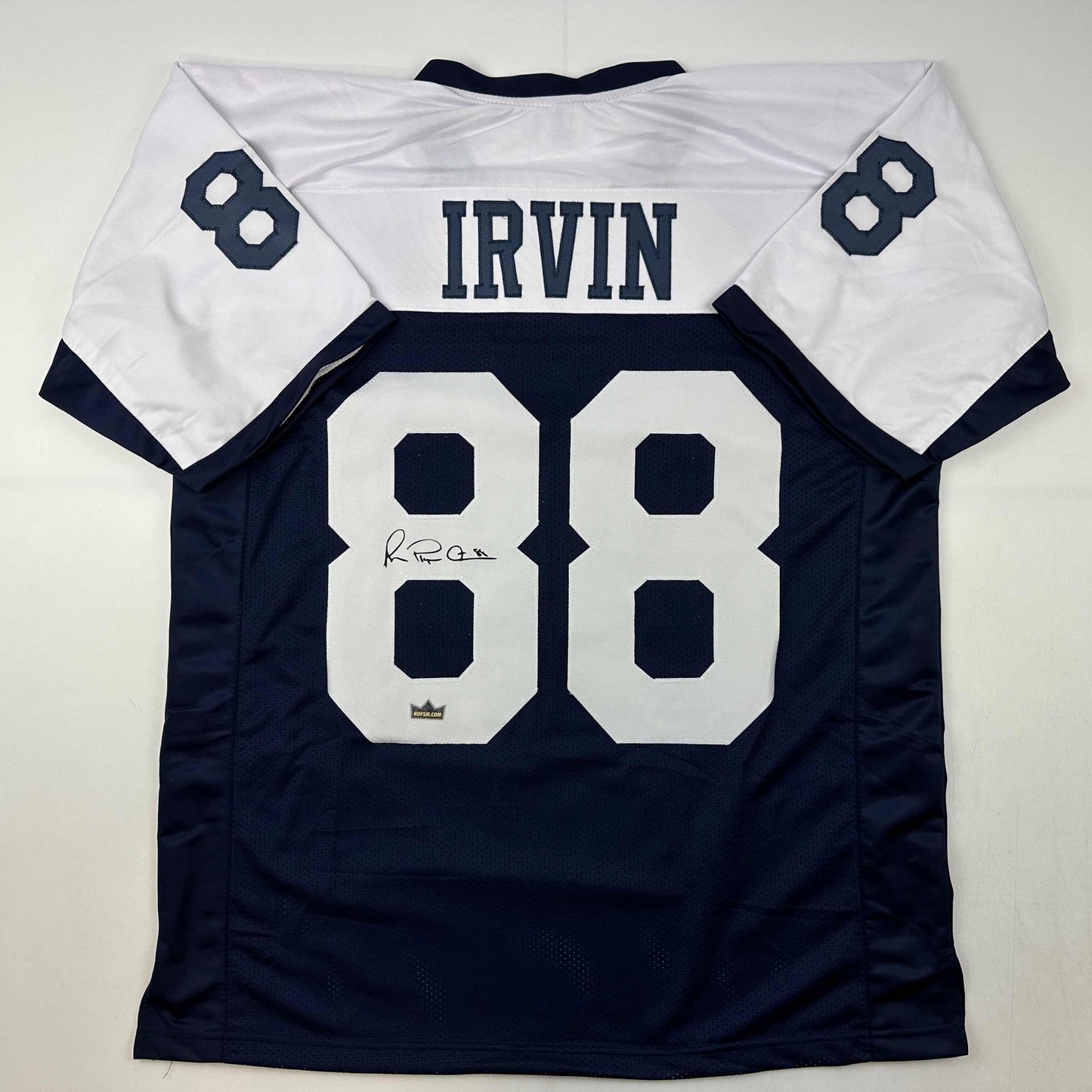 Facsimile Autographed Michael Irvin Dallas Thanksgiving Day Reprint Laser Auto Football Jersey Size Men's XL