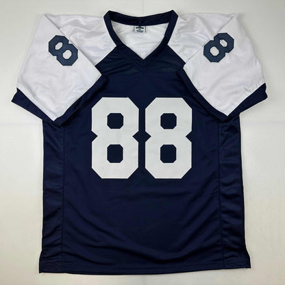 Facsimile Autographed Michael Irvin Dallas Thanksgiving Day Reprint Laser Auto Football Jersey Size Men's XL