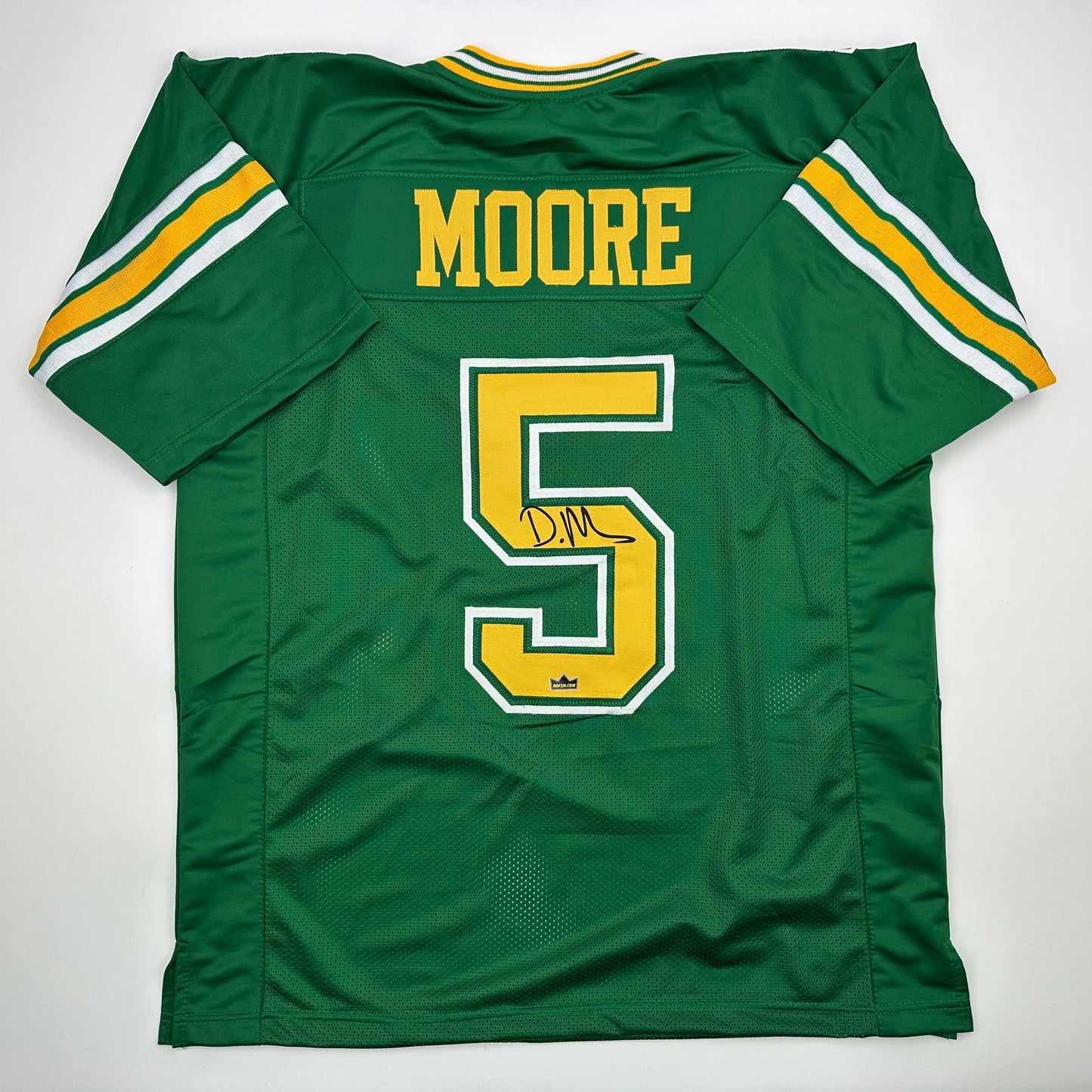 Facsimile Autographed Dante Moore Oregon Green Reprint Laser Auto College Football Jersey Size Men's XL
