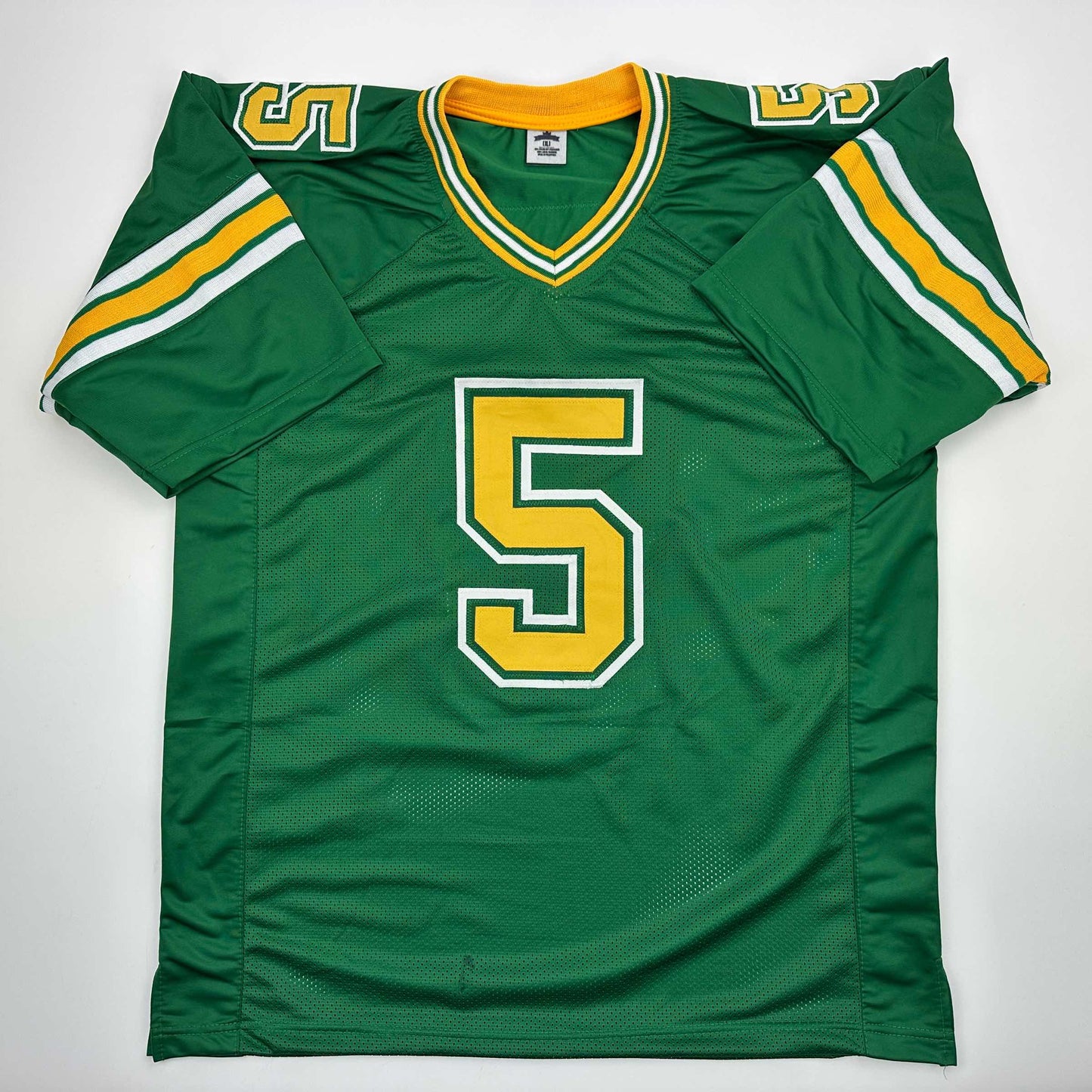 Facsimile Autographed Dante Moore Oregon Green Reprint Laser Auto College Football Jersey Size Men's XL