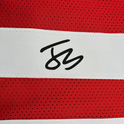 Facsimile Autographed Julian Sayin Ohio State Red Reprint Laser Auto College Football Jersey Size Men's XL
