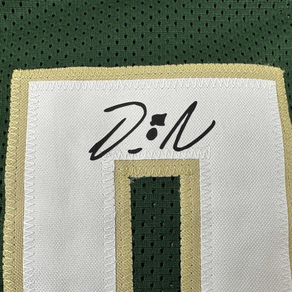 Facsimile Autographed Damian Lillard Milwaukee Green Reprint Laser Auto Basketball Jersey Size Men's XL