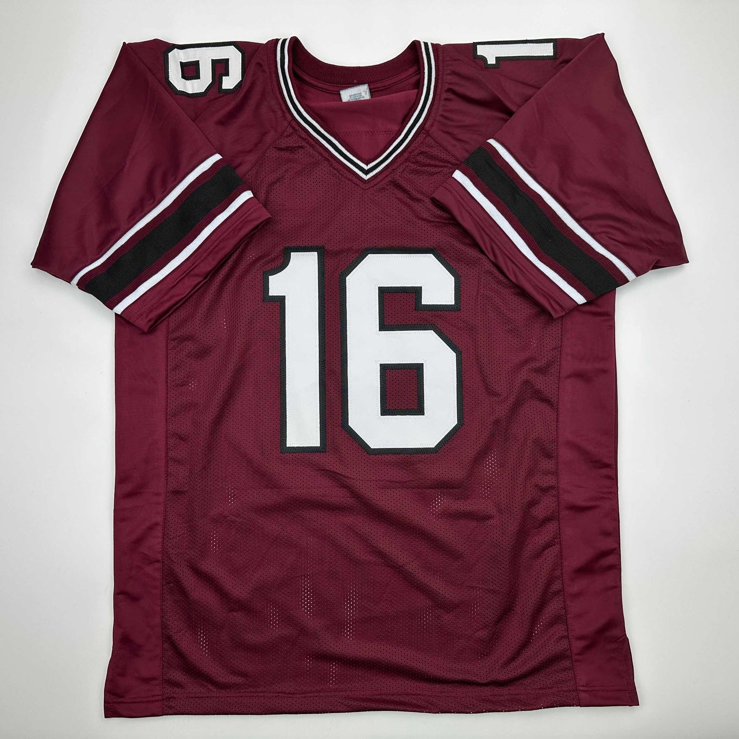 Facsimile Autographed LaNorris Sellers South Carolina Maroon Reprint Laser Auto College Football Jersey Size Men's XL
