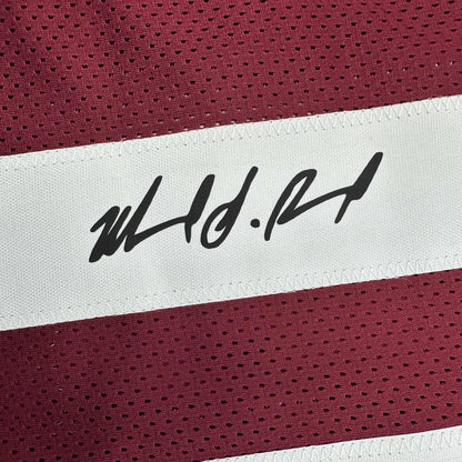 Facsimile Autographed Marcel Reed Texas A&M Maroon Reprint Laser Auto College Football Jersey Size Men's XL
