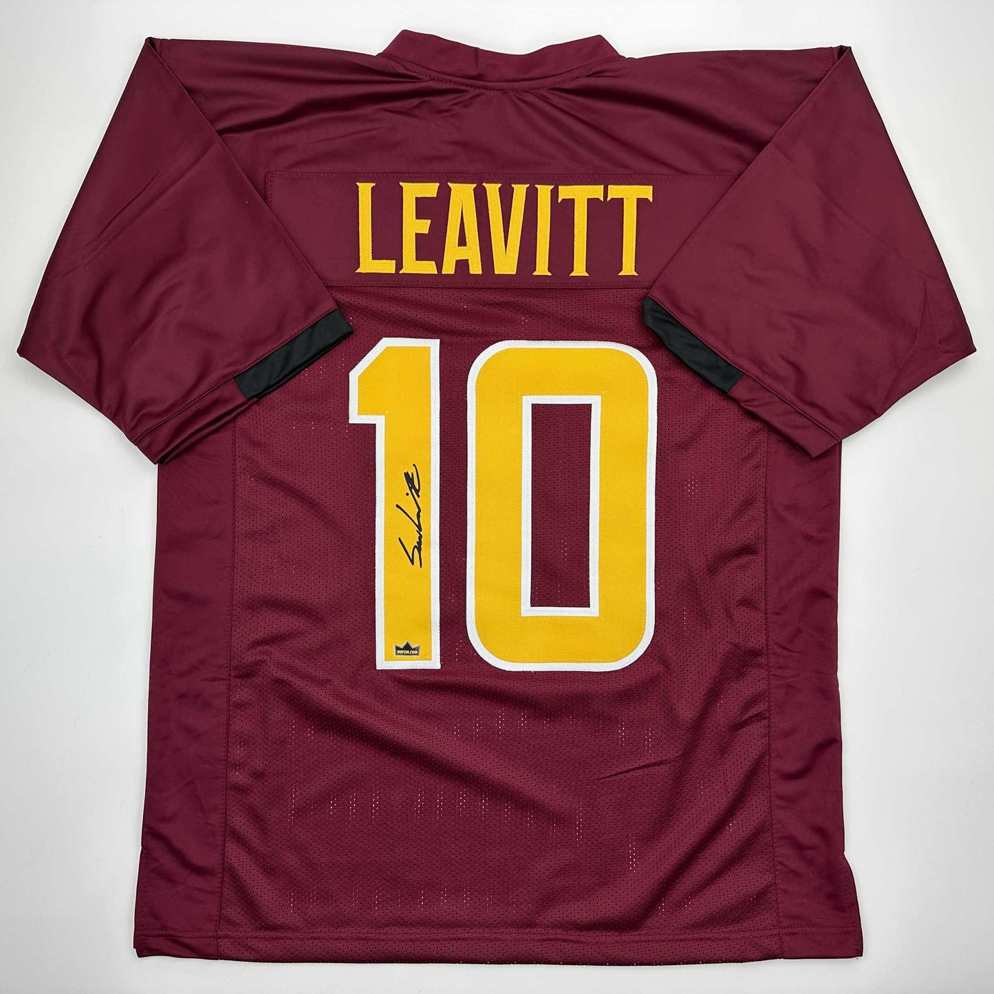 Facsimile Autographed Sam Leavitt Arizona State Red Reprint Laser Auto College Football Jersey Size Men's XL