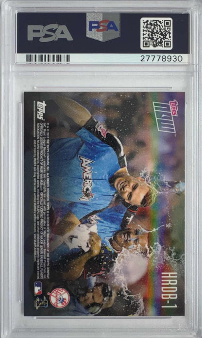 Graded 2017 Topps Now Aaron Judge #HRDB1 Home Run Derby Bonus Card Rookie RC Baseball Card PSA 10 Gem Mint