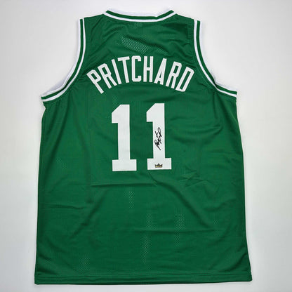 Facsimile Autographed Payton Pritchard Boston Green Reprint Laser Auto Basketball Jersey Size Men's XL