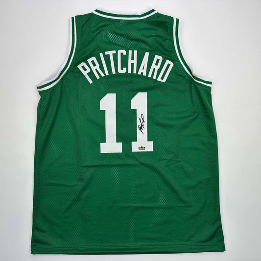Facsimile Autographed Payton Pritchard Boston Green Reprint Laser Auto Basketball Jersey Size Men's XL