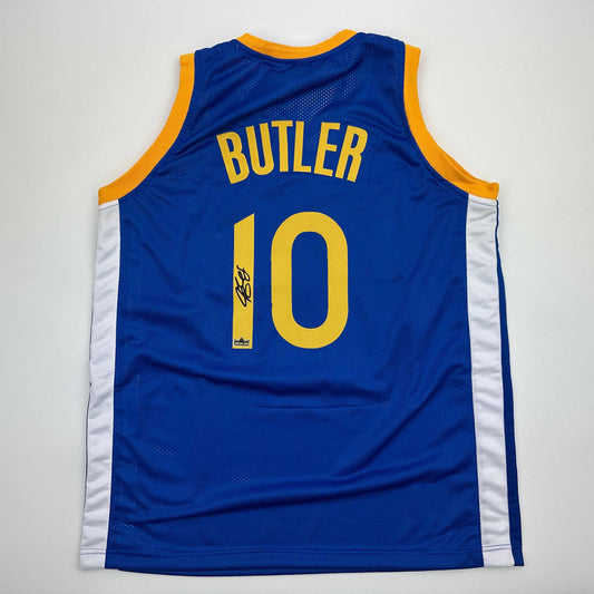 Facsimile Autographed Jimmy Butler Golden State Blue Reprint Laser Auto Basketball Jersey Size Men's XL