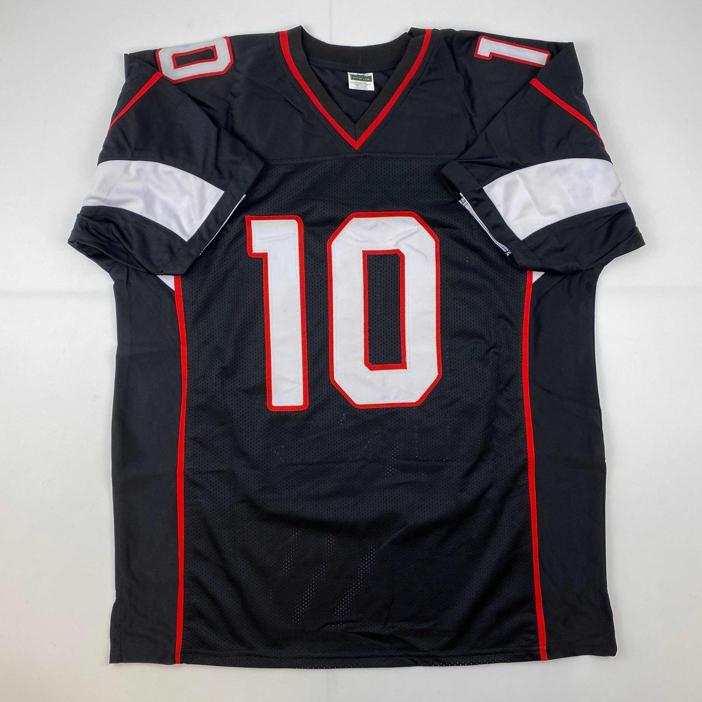 Facsimile Autographed DeAndre Hopkins Arizona Black Reprint Laser Auto Football Jersey Size Men's XL
