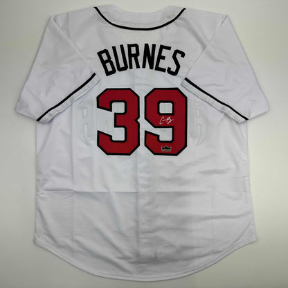Facsimile Autographed Corbin Burnes Arizona White Reprint Laser Auto Baseball Jersey Size Men's XL