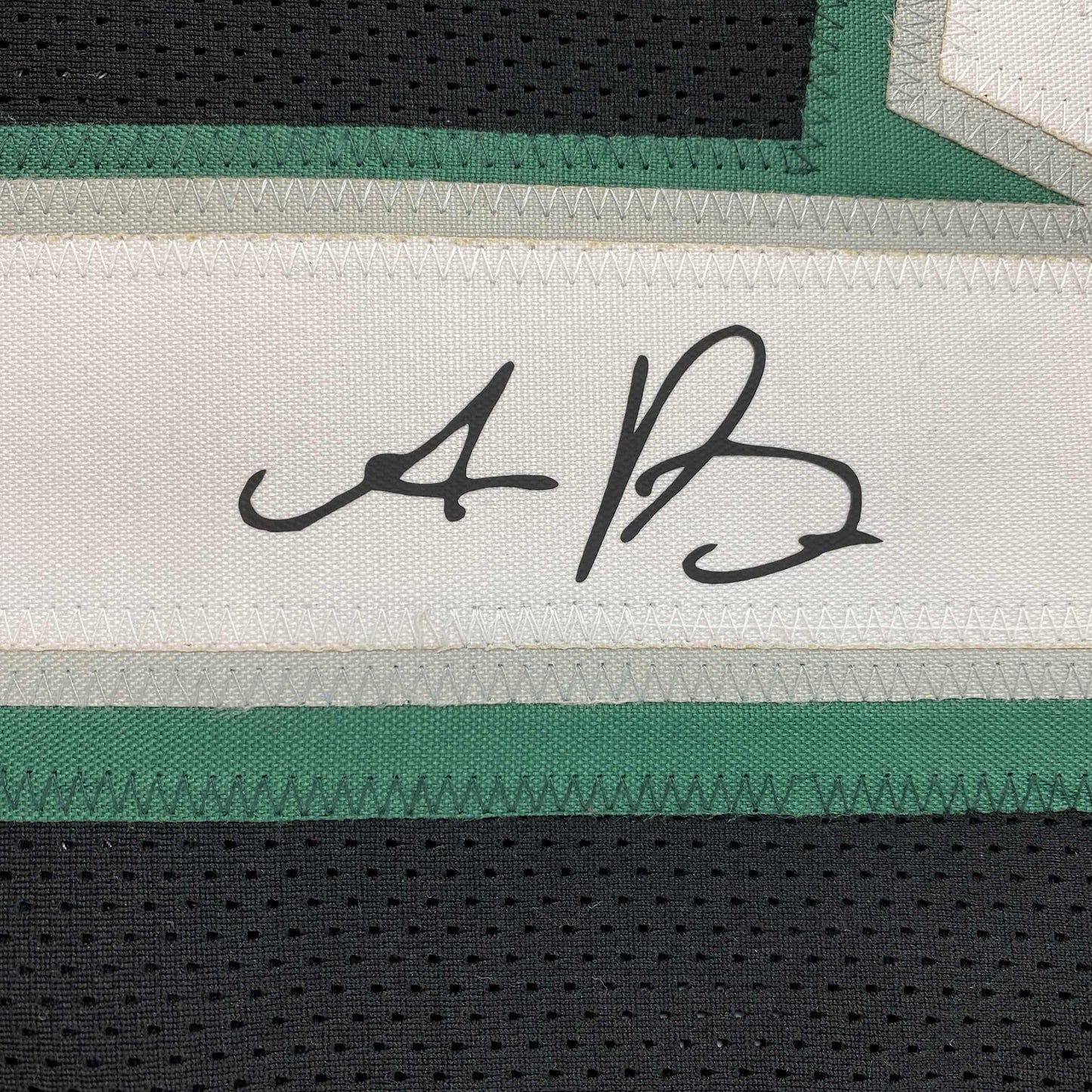 Facsimile Autographed AJ A.J. Brown Philadelphia Black Reprint Laser Auto Football Jersey Size Men's XL