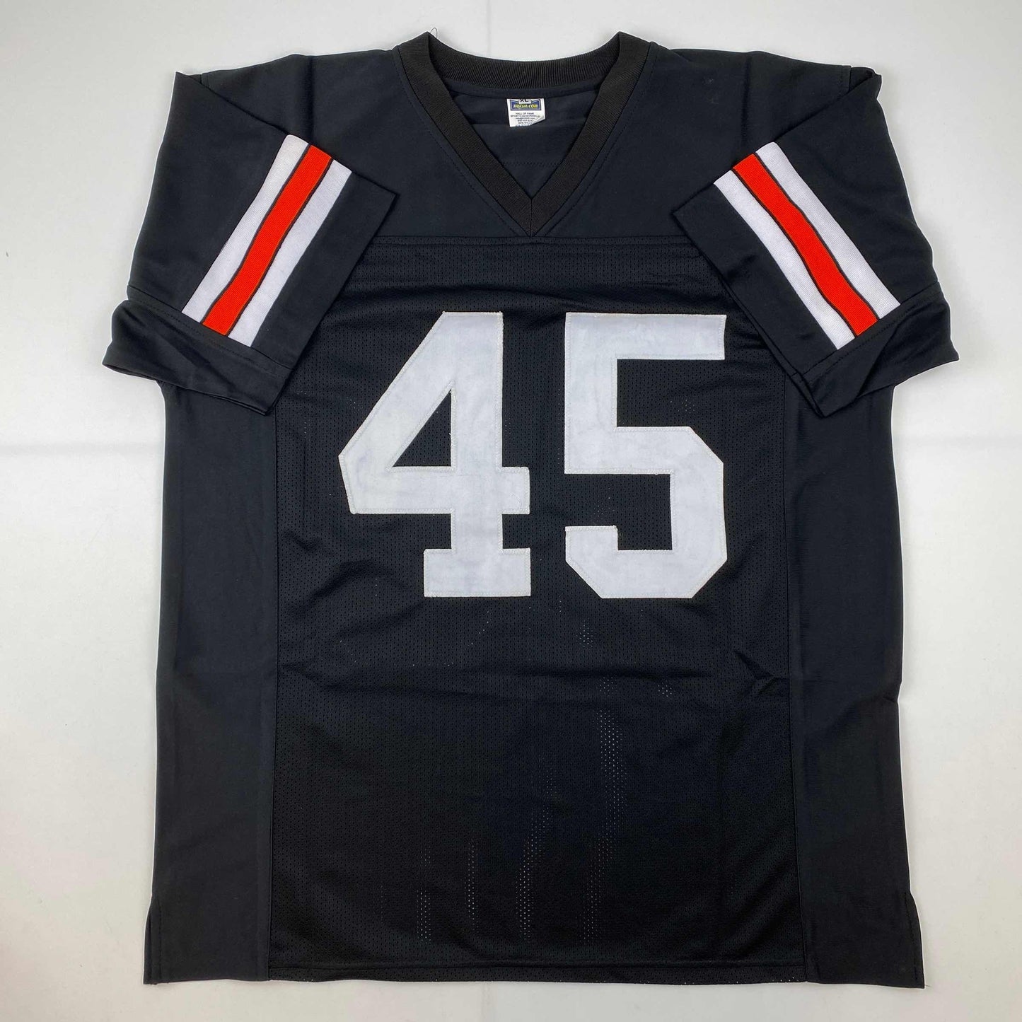 Facsimile Autographed Archie Griffin Cincinnati Black Reprint Laser Auto Football Jersey Size Men's XL