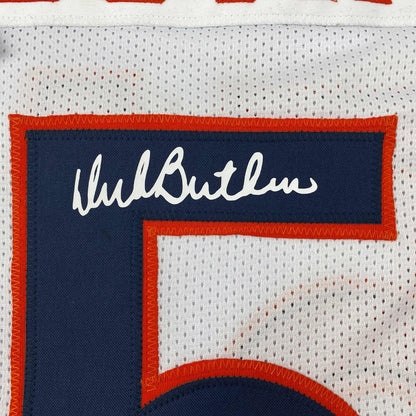 Facsimile Autographed Dick Butkus Chicago White Reprint Laser Auto Football Jersey Size Men's XL