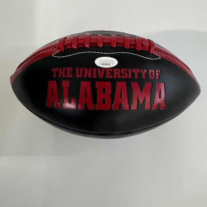 Autographed/Signed Kalen DeBoer Alabama Crimson Tide Full Size Black Logo College Football JSA COA