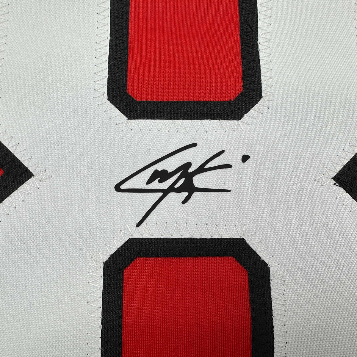 Facsimile Autographed Cale Makar Canada Red 2025 4 Nations Face-Off Reprint Laser Auto Hockey Jersey Size Men's XL