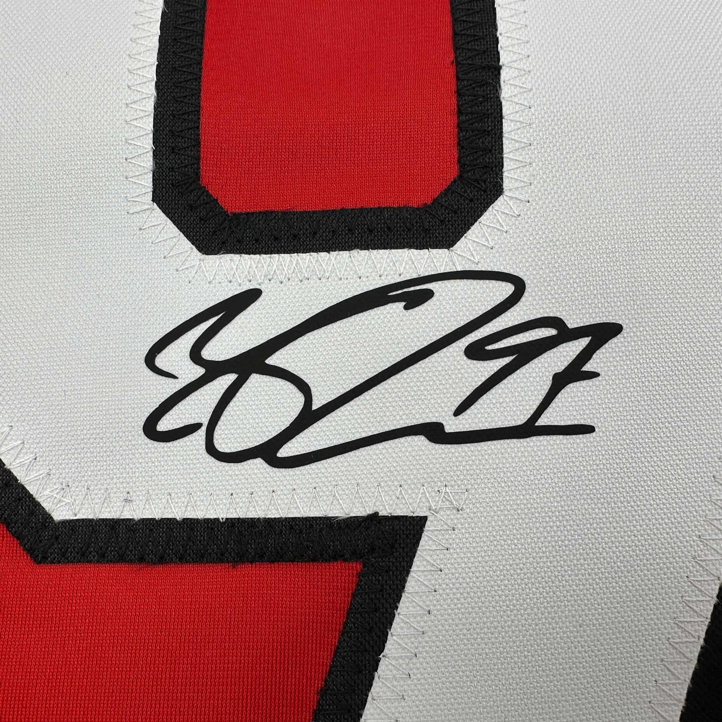 Facsimile Autographed Connor McDavid Canada Red 2025 4 Nations Face-Off Reprint Laser Auto Hockey Jersey Size Men's XL