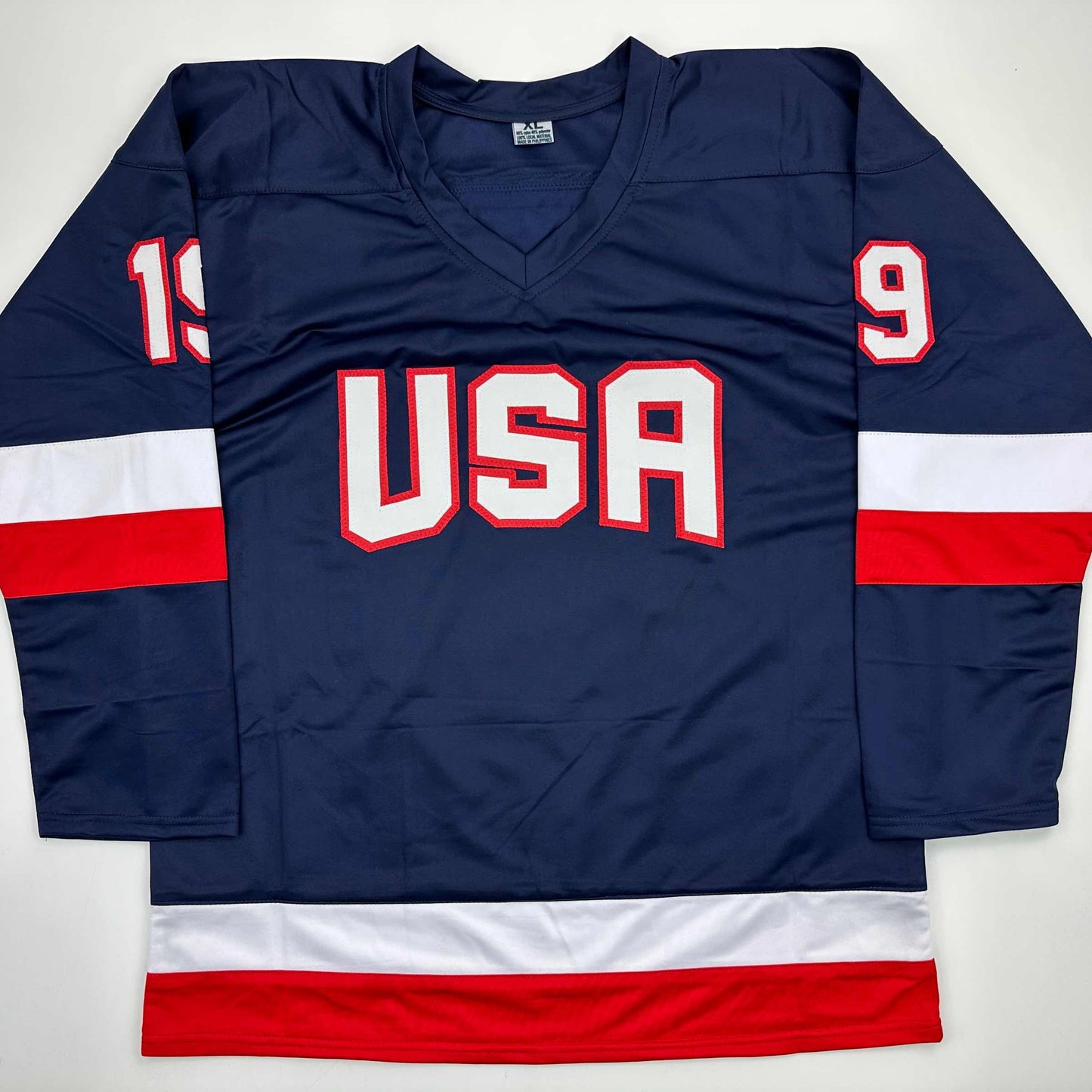 Facsimile Autographed Matthew Tkachuk United States USA Blue 2025 4 Nations Face-Off Reprint Laser Auto Hockey Jersey Size Men's XL