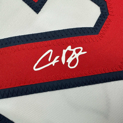 Facsimile Autographed Alex Bregman Boston White Reprint Laser Auto Baseball Jersey Size Men's XL