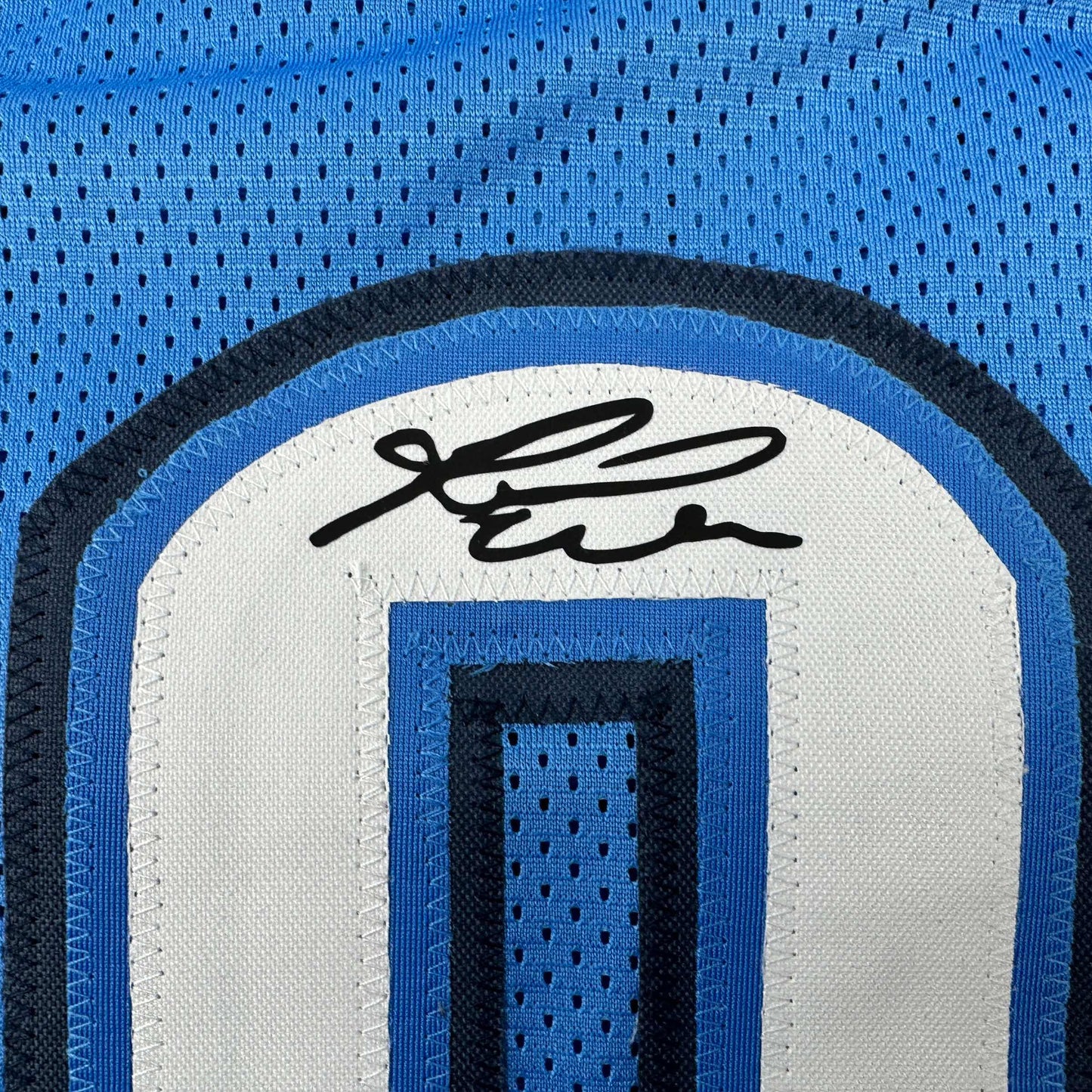 Facsimile Autographed Russell Westbrook Oklahoma City Blue Reprint Laser Auto Basketball Jersey Size Men's XL