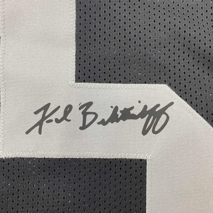 Facsimile Autographed Fred Biletnikoff Oakland Las Vegas Black Reprint Laser Auto Football Jersey Size Men's XL