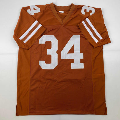 Facsimile Autographed Ricky Williams Texas Orange Reprint Laser Auto College Football Jersey Size Men's XL