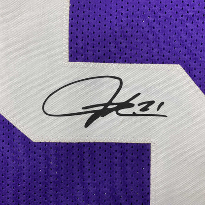 Facsimile Autographed LaDainian Tomlinson TCU Purple Reprint Laser Auto College Football Jersey Size Men's XL