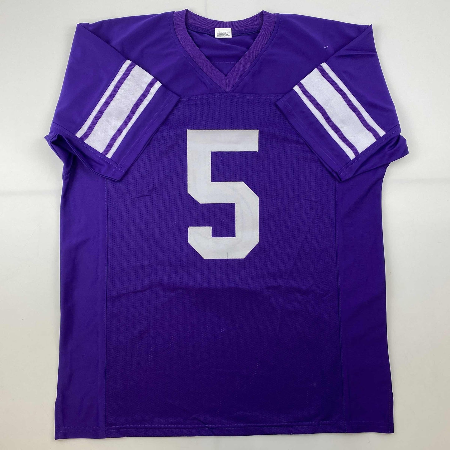 Facsimile Autographed LaDainian Tomlinson TCU Purple Reprint Laser Auto College Football Jersey Size Men's XL