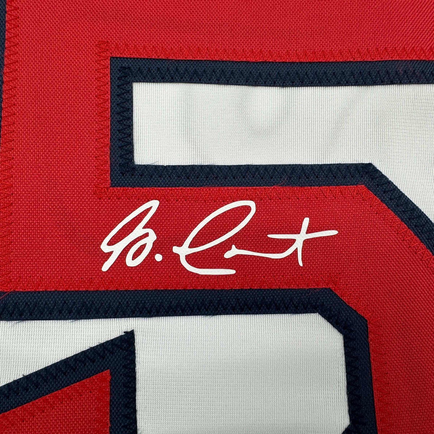 Facsimile Autographed Garrett Crochet Boston White Reprint Laser Auto Baseball Jersey Size Men's XL
