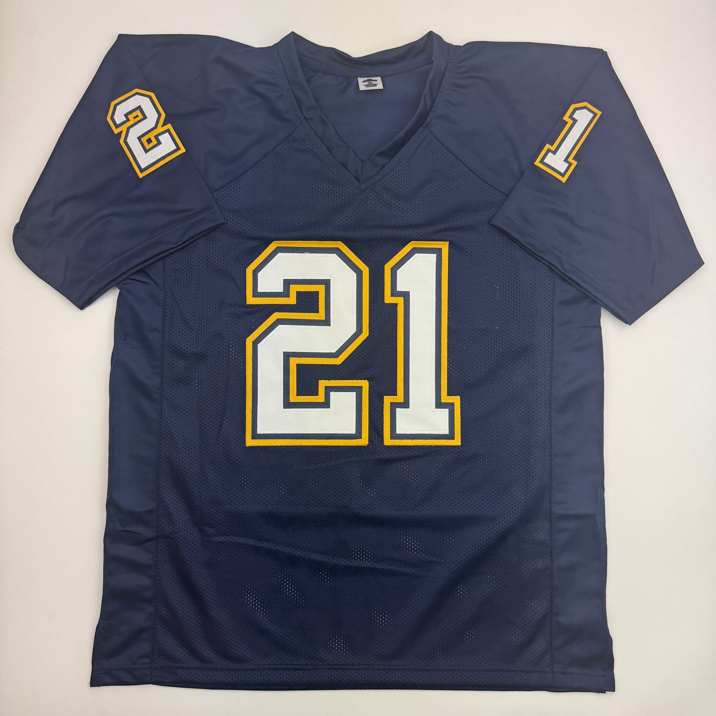 Autographed/Signed LaDainian Tomlinson San Diego Dark Blue Football Jersey JSA COA