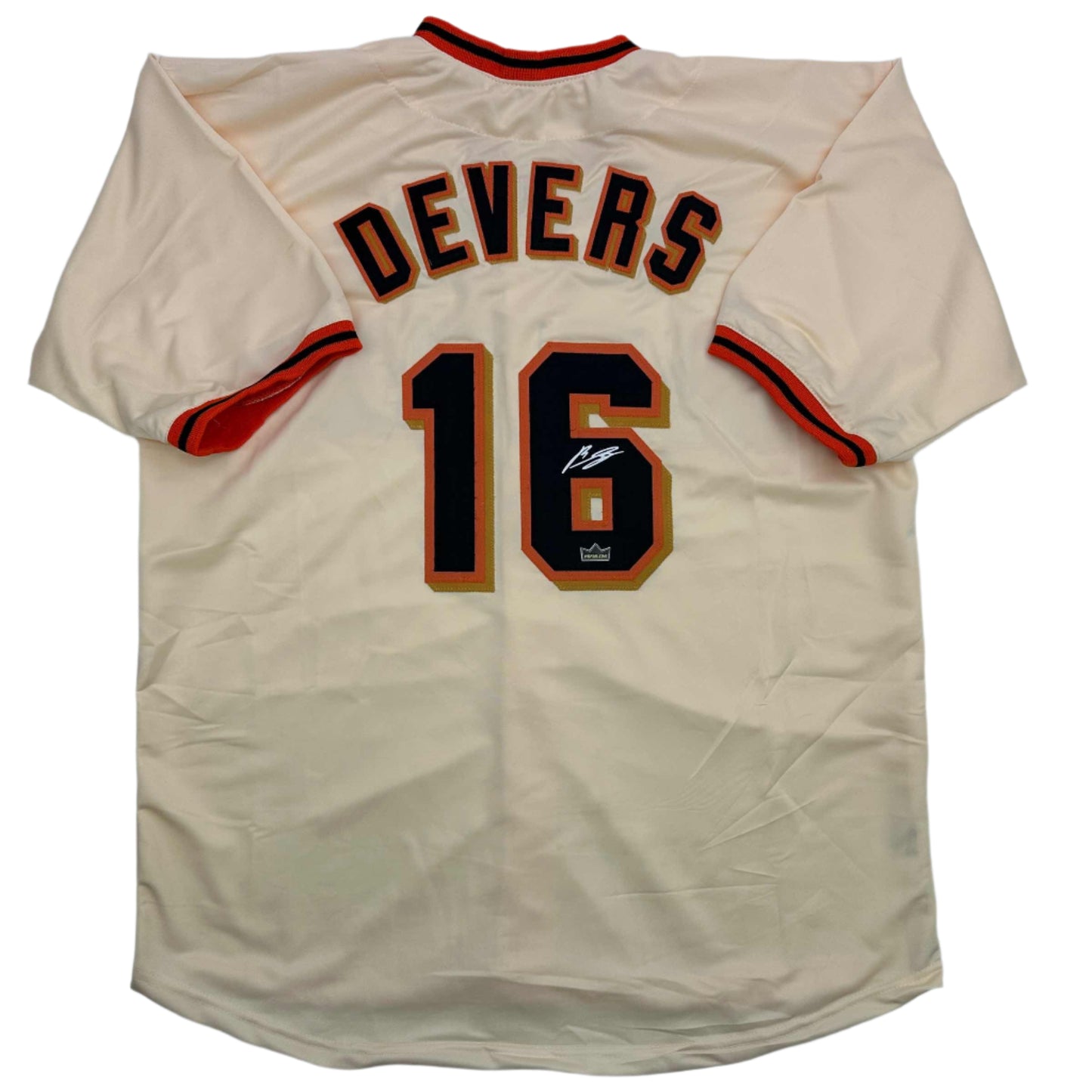 Facsimile Autographed Rafael Devers San Francisco Cream Reprint Laser Auto Baseball Jersey Size Men's XL