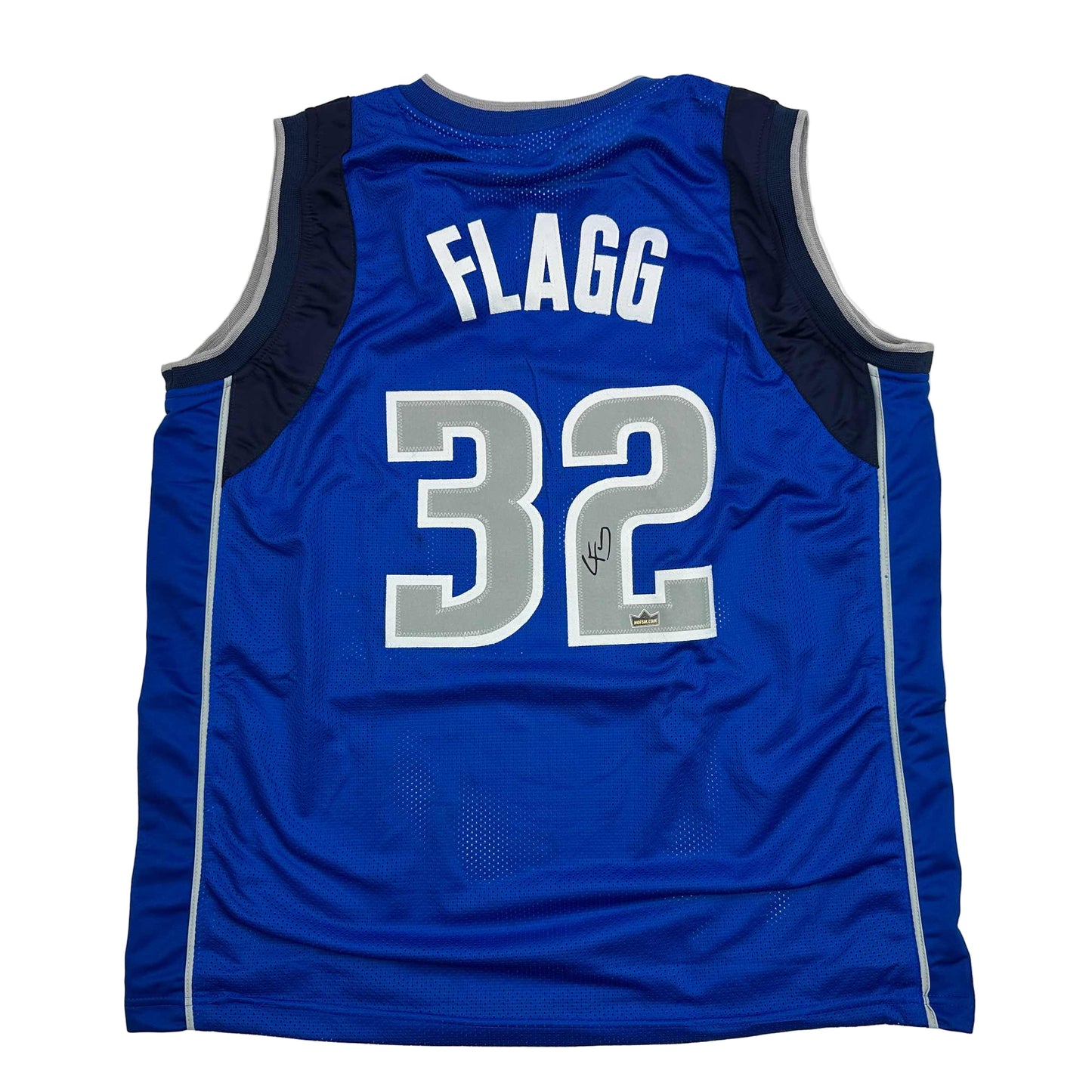 Facsimile Autographed Cooper Flagg Dallas Blue Reprint Laser Auto Basketball Jersey Size Men's XL
