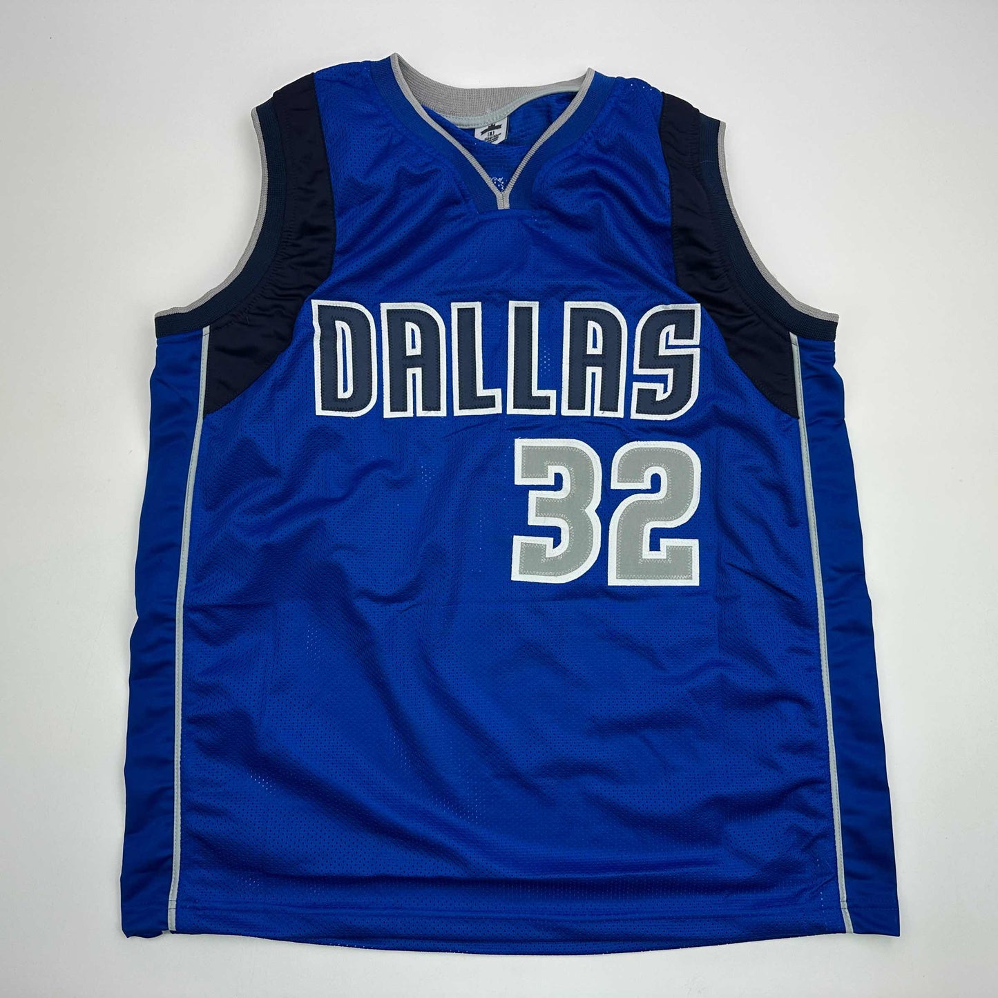 Facsimile Autographed Cooper Flagg Dallas Blue Reprint Laser Auto Basketball Jersey Size Men's XL