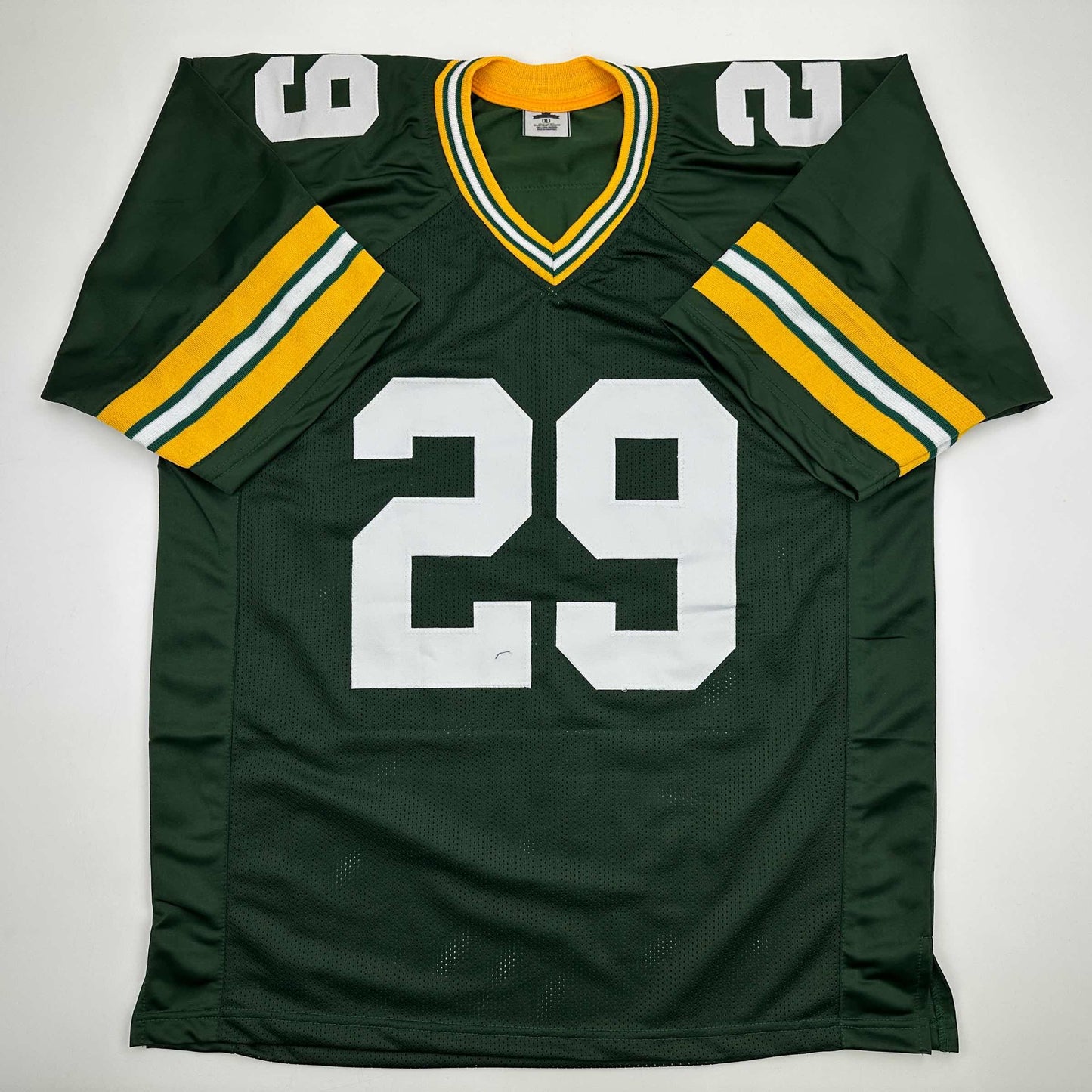 Autographed/Signed Xavier McKinney Green Bay Green Football Jersey JSA COA