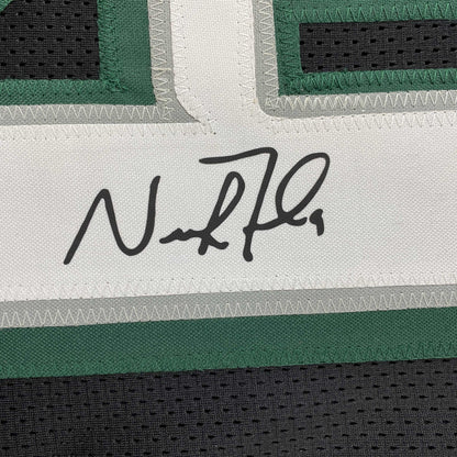 Facsimile Autographed Nick Foles Philadelphia Black Reprint Laser Auto Football Jersey Size Men's XL