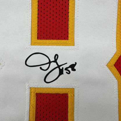 Facsimile Autographed Derrick Thomas Kansas City Red Reprint Laser Auto Football Jersey Size Men's XL