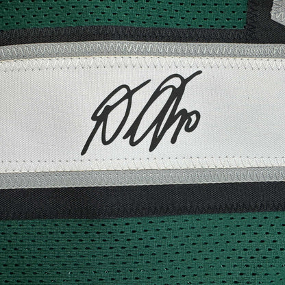Framed Facsimile Autographed DeSean Jackson 35x39 Philadelphia Green Reprint Laser Auto Football Jersey