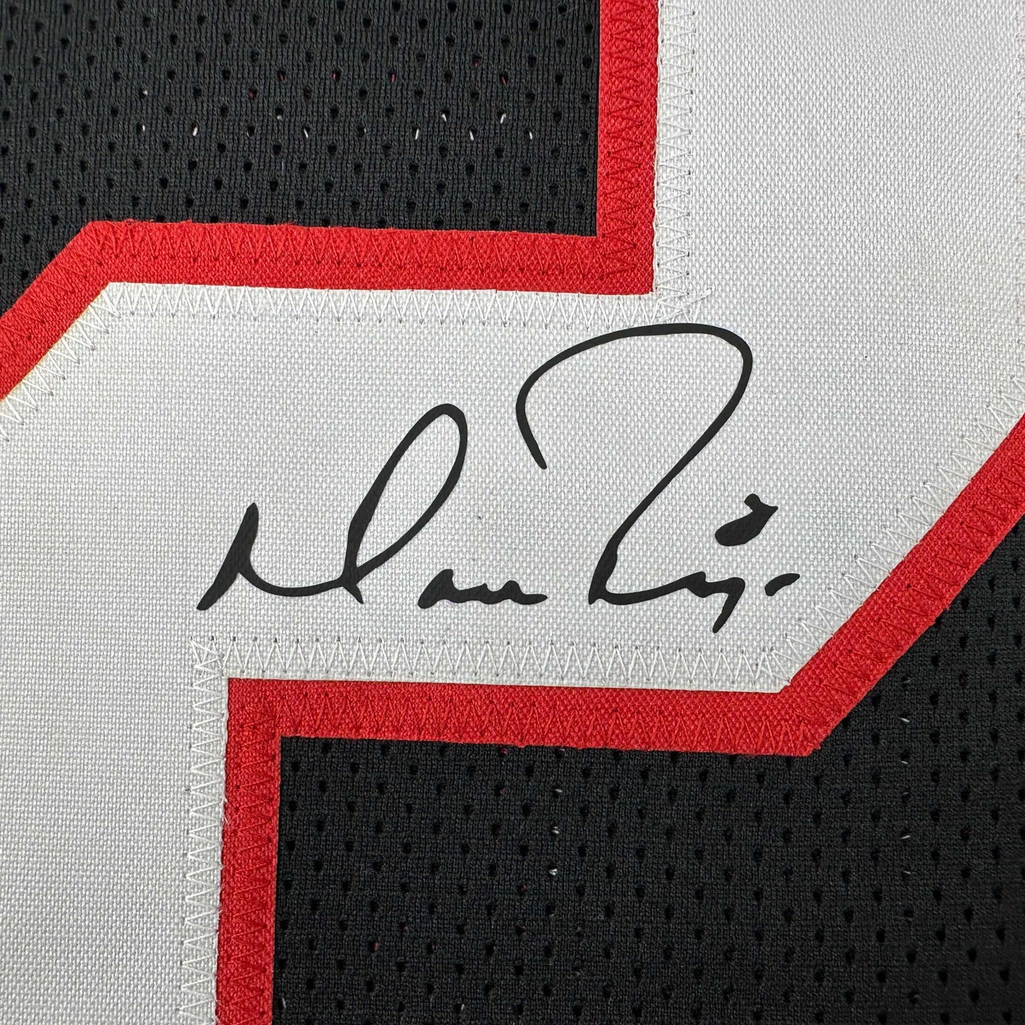 Facsimile Autographed Matt Ryan Atlanta Black Retro Reprint Laser Auto Football Jersey Size Men's XL