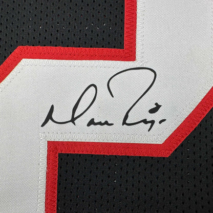 Facsimile Autographed Matt Ryan Atlanta Black Retro Reprint Laser Auto Football Jersey Size Men's XL