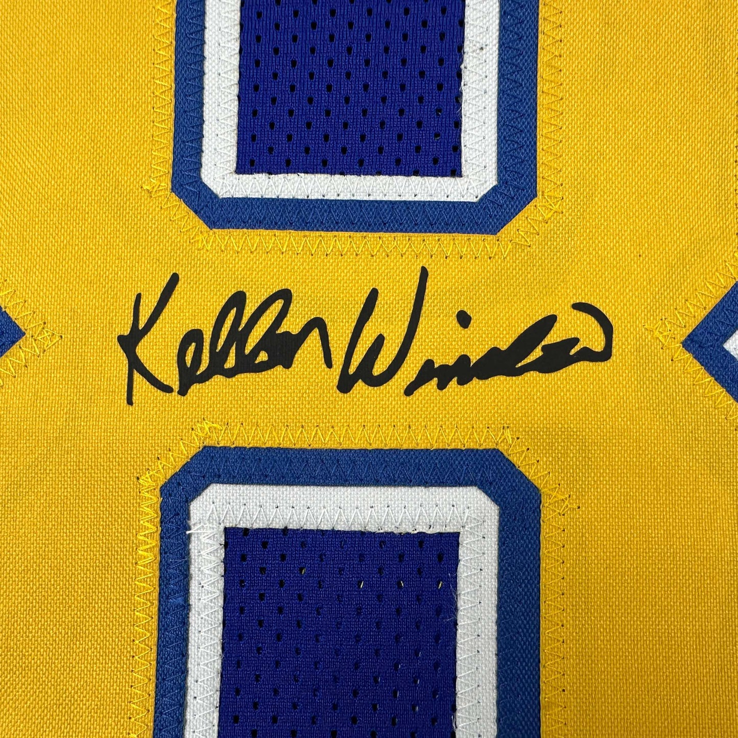Facsimile Autographed Kellen Winslow Sr. San Diego Blue Reprint Laser Auto Football Jersey Size Men's XL