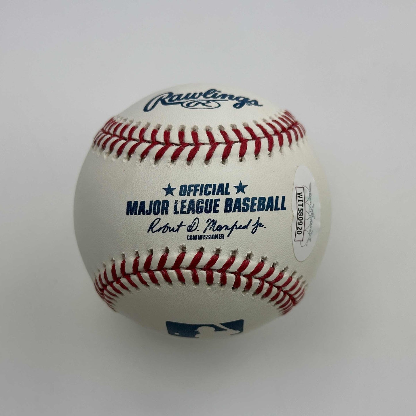 Autographed/Signed Keith Foulke Rawlings Official Major League Baseball ROML JSA COA Auto