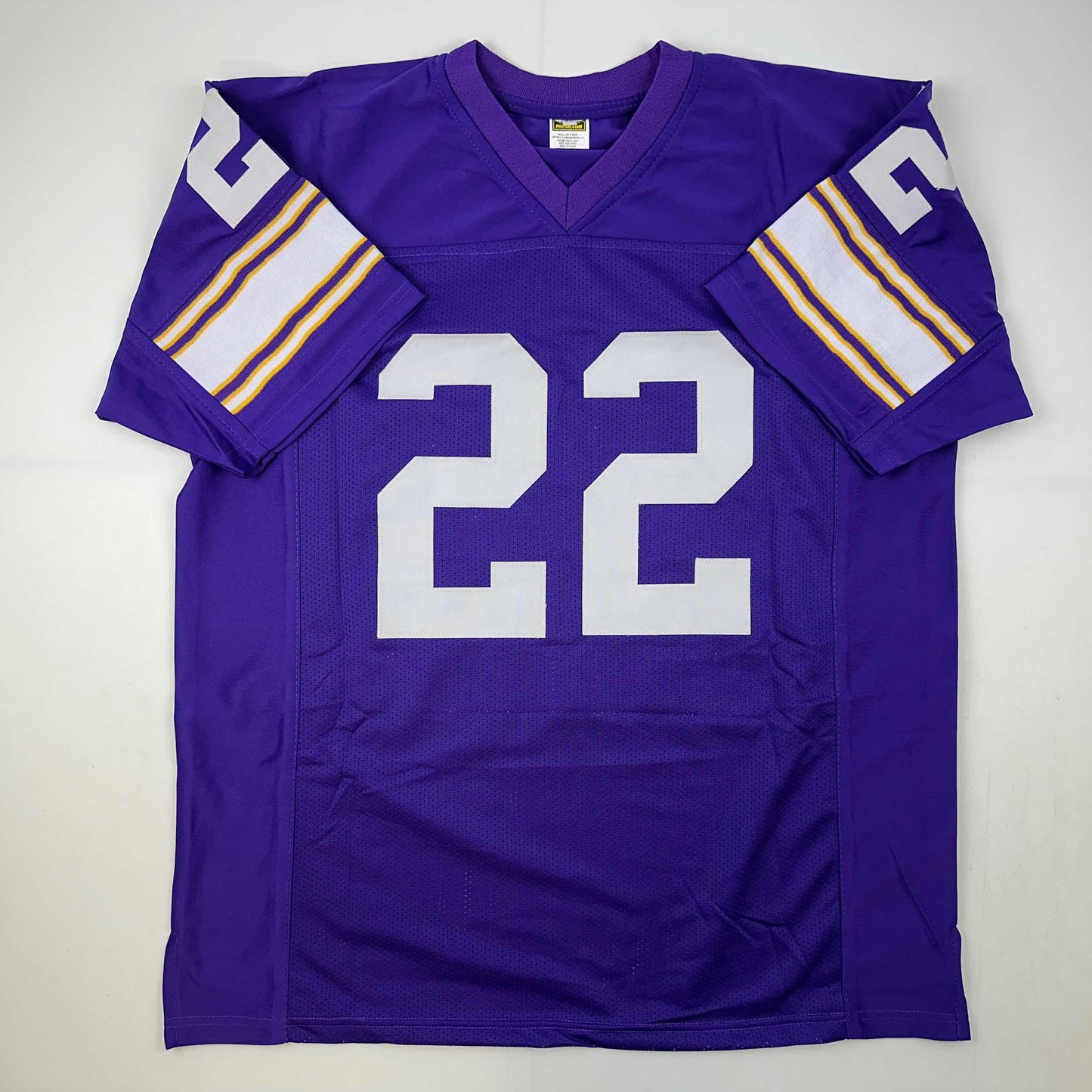 Facsimile Autographed Paul Krause Minnesota Purple Reprint Laser Auto Football Jersey Size Men's XL