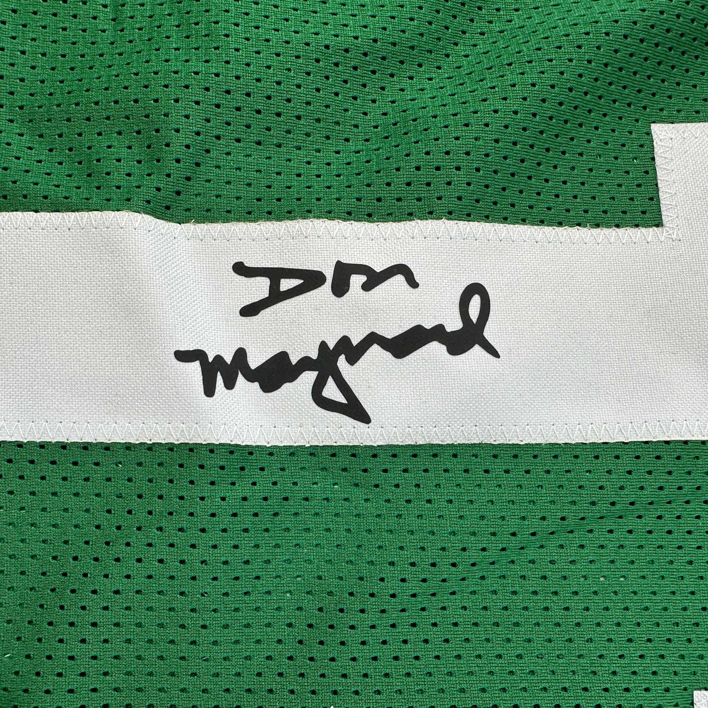 Framed Facsimile Autographed Don Maynard 35x39 New York Green Reprint Laser Auto Football Jersey