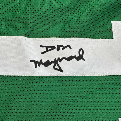 Framed Facsimile Autographed Don Maynard 35x39 New York Green Reprint Laser Auto Football Jersey