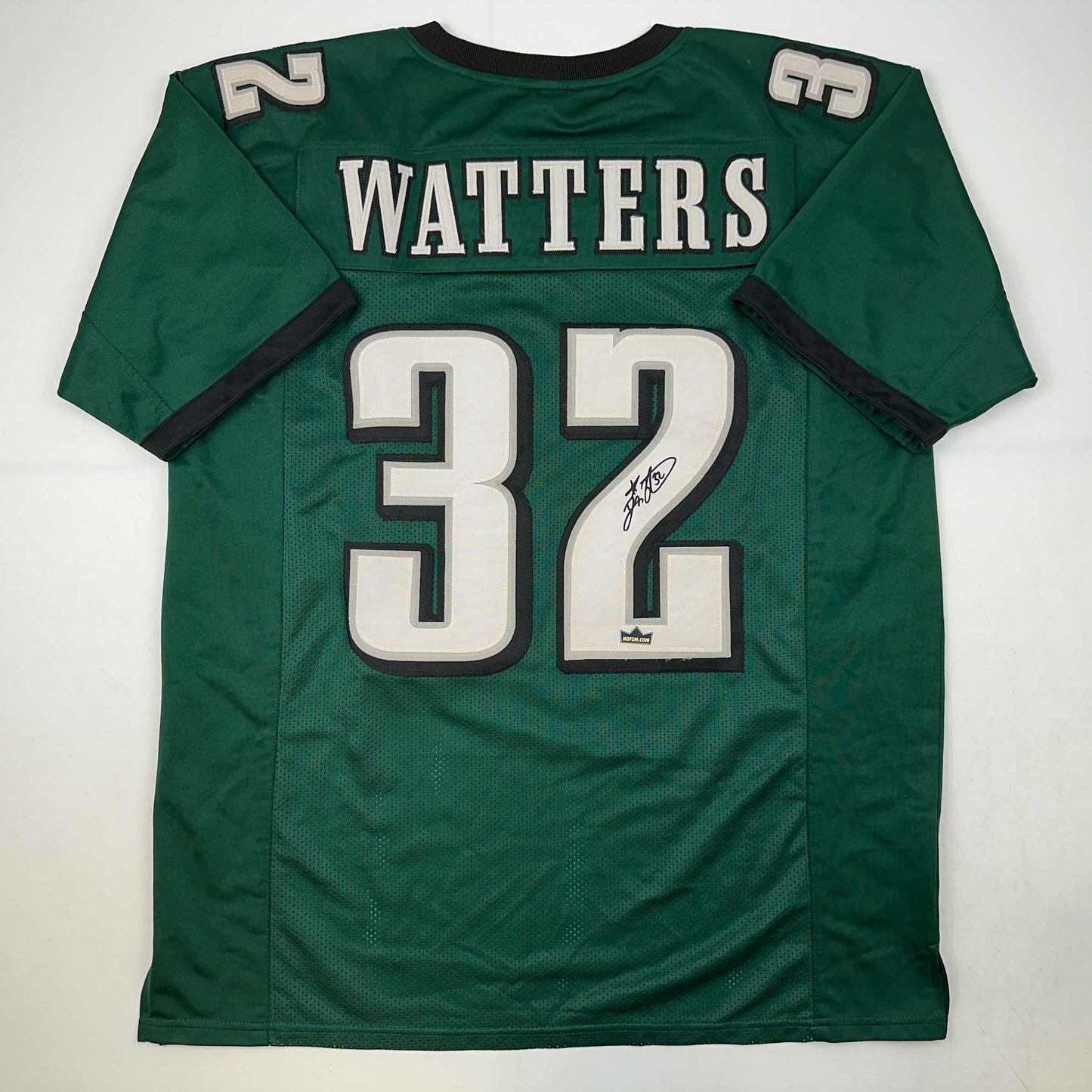 Facsimile Autographed Ricky Watters Philadelphia Green Reprint Laser Auto Football Jersey Size Men's XL