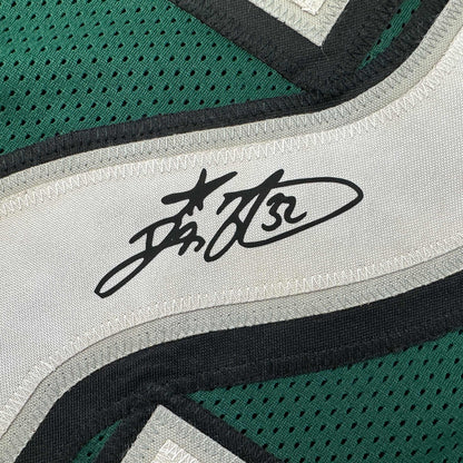 Framed Facsimile Autographed Ricky Watters 35x39 Philadelphia Green Reprint Laser Auto Football Jersey