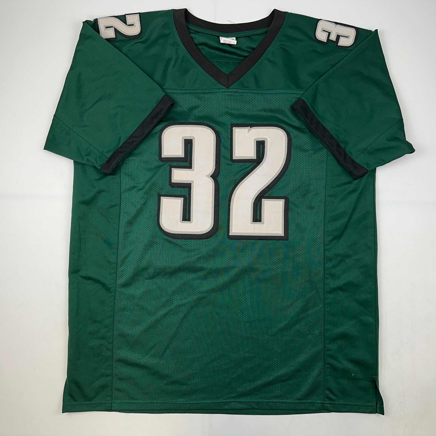 Facsimile Autographed Ricky Watters Philadelphia Green Reprint Laser Auto Football Jersey Size Men's XL
