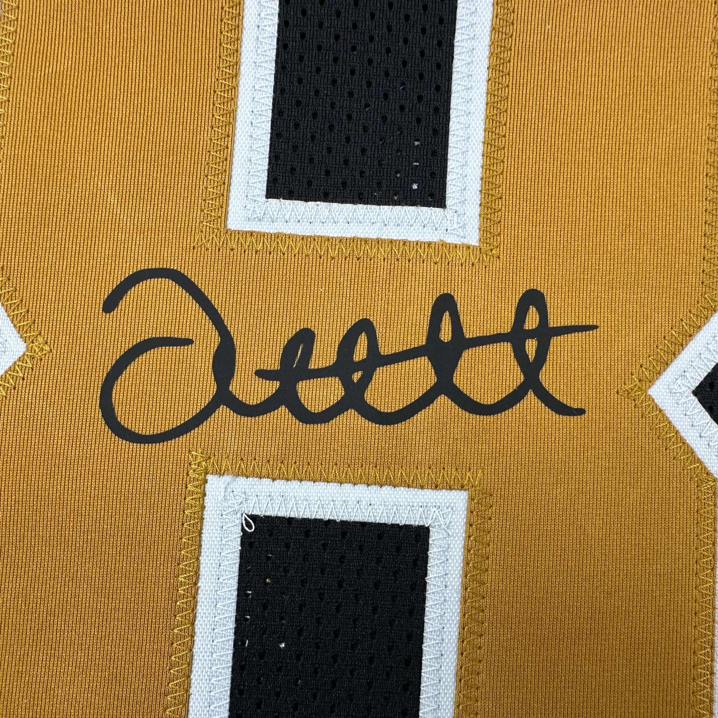 Framed Facsimile Autographed Joe Horn 35x39 New Orleans Black Reprint Laser Auto Football Jersey